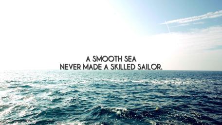 Sailor's Wisdom Beyond the Horizon wallpaper
