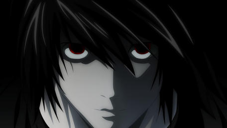 Mysterious Anime Character with Intense Gaze wallpaper
