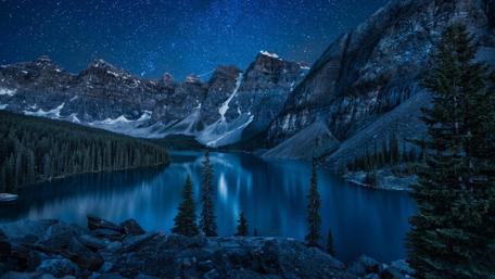 Moraine Lake - Valley of the Ten Peaks ⛰️ wallpaper