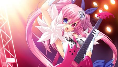 Vibrant Anime Rock Star Performance Wallpaper wallpaper