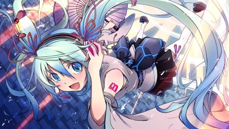 Vibrant Celestial Songstress Ascends the Digital Realm wallpaper