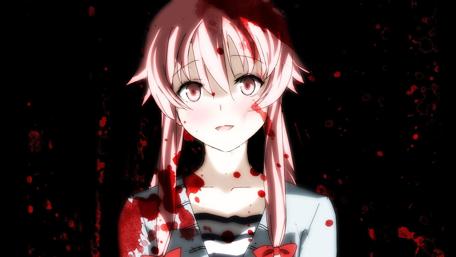 Eerie Anime Girl Amidst Shadows wallpaper