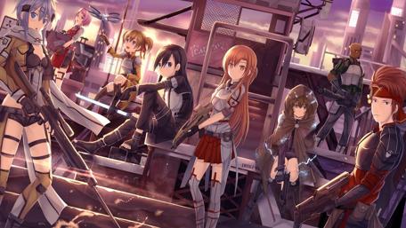 Anime Warriors Ready for Battle wallpaper