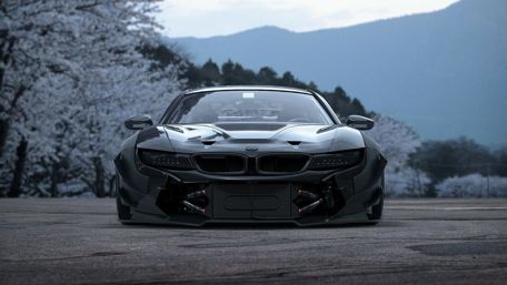 BMW I8 sports car wallpaper