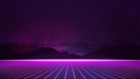 Neon laser grid wallpaper