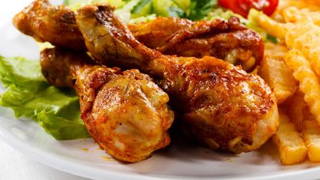Chicken and chips wallpaper