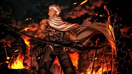 Archer Amidst Flames wallpaper