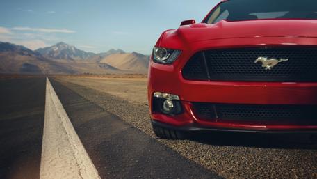 Red Ford Mustang wallpaper