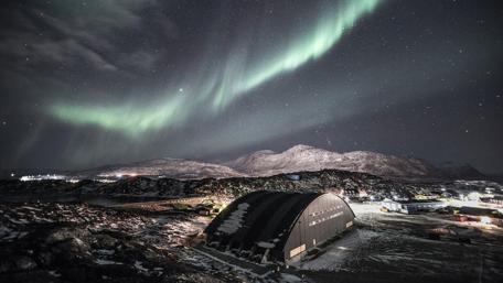 Aurora Borealis in Greenland wallpaper