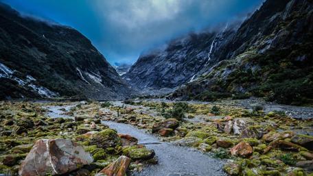 Glaciers of New Zealand wallpaper