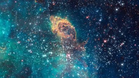 Space journey wallpaper