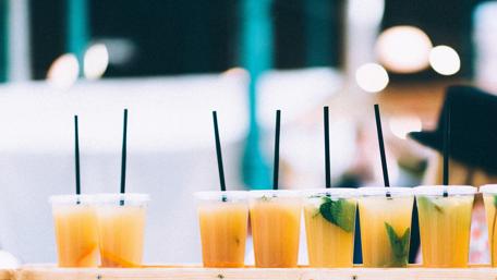 Orange juice cocktail wallpaper