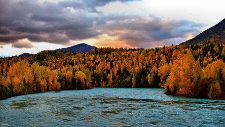 Autumn in Alaska wallpaper