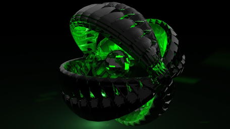3D digital art wallpaper