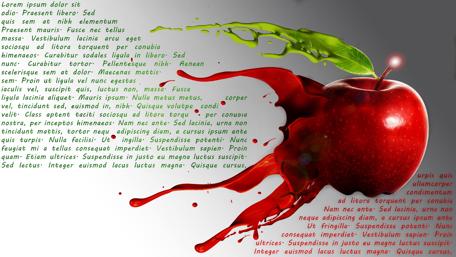 Fluid Apple wallpaper
