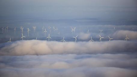 Wind turbines wallpaper