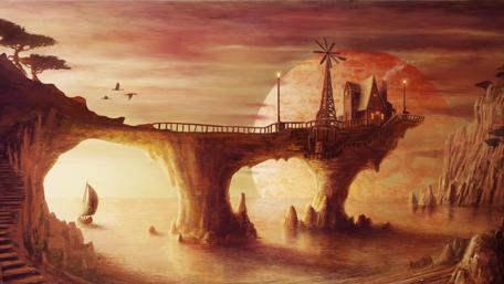 Mars - Fantasy world art wallpaper