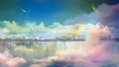 Fantasy art landscape wallpaper