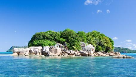 Coco Island (La Digue Island), Seychelles, Indian Ocean wallpaper