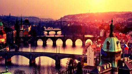 Prague cityscape - Czech Republic wallpaper