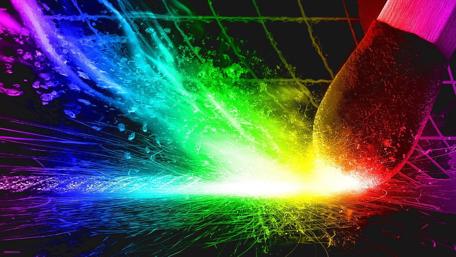 Multi color flash wallpaper