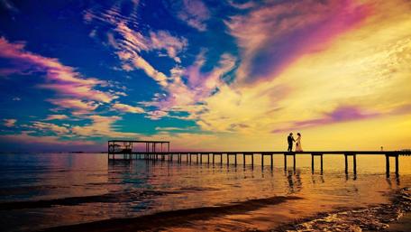 Colorful clouds wallpaper