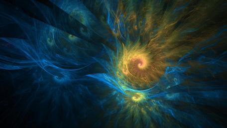 Golden spiral fractal wallpaper