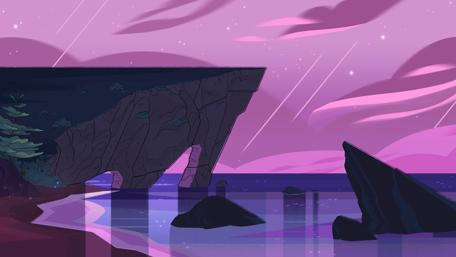 Beach City Cliff wallpaper
