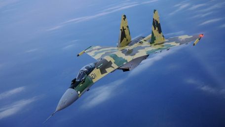 Sukhoi Su-35 airplane wallpaper