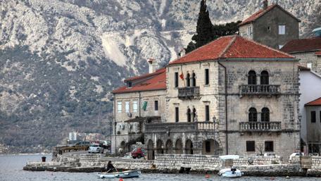 Perast in the Bay of Kotor in Montenegro wallpaper