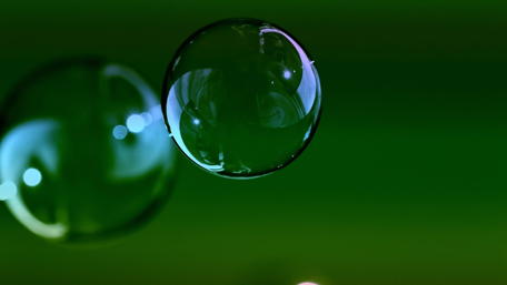 3D Soap bubble wallpaper