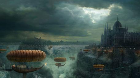 Steampunk artwork wallpaper