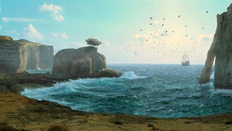 Dwejra coast in Gozo, Malta wallpaper