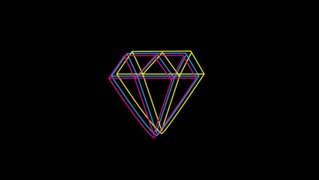 Neon Diamond wallpaper