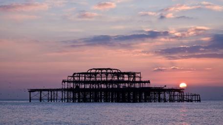 West Pier in Brighton, England wallpaper