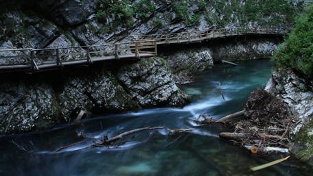 The Vintgar gorge - Bled, Slovenia wallpaper