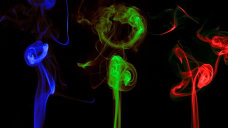 Colorful smoke wallpaper