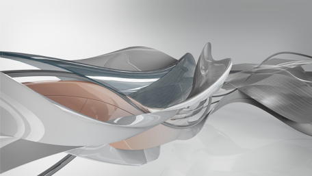 3D waves wallpaper