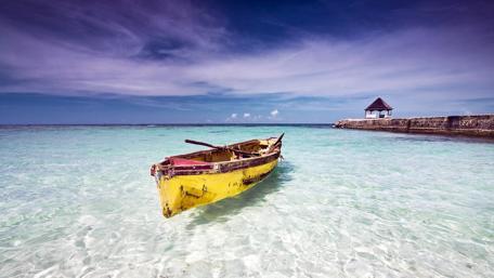 Caribbean seaside in Jamaica wallpaper