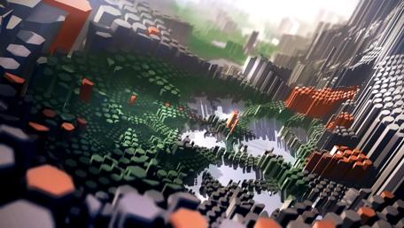 3D Low poly art wallpaper