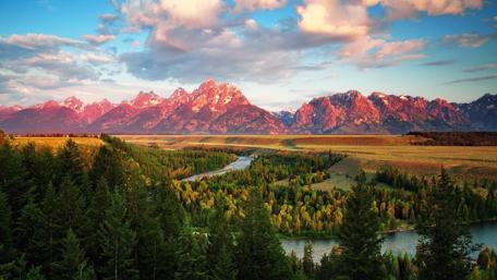 Grand Teton National Park, Snake River overlook wallpaper