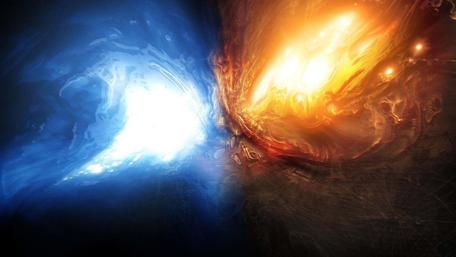 Cool abstract space art wallpaper