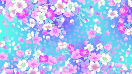 Flower pattern wallpaper