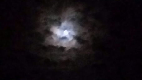 Moonlit Serenity in the Night Sky wallpaper