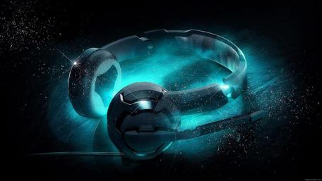Cool headphones - Digital art wallpaper