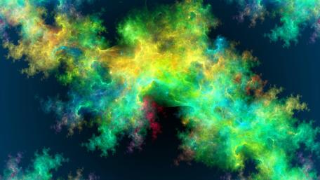 Glowing Sky - Fractal artwork wallpaper