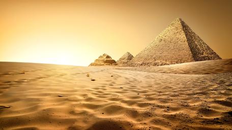 Great Pyramid of Giza - Giza, Cairo, Egypt wallpaper