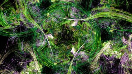 Fractal digital art wallpaper