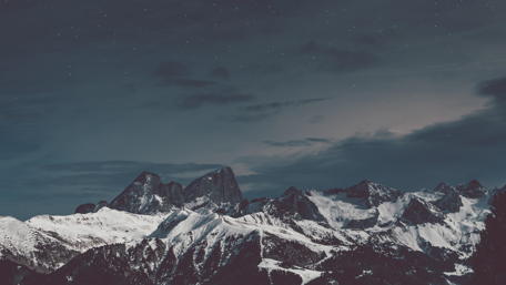 Starry sky over the Himalayas, Nepal wallpaper