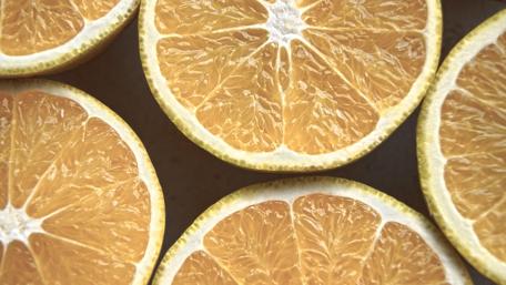 Orange slices wallpaper